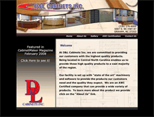 Tablet Screenshot of dandlcabinets.com